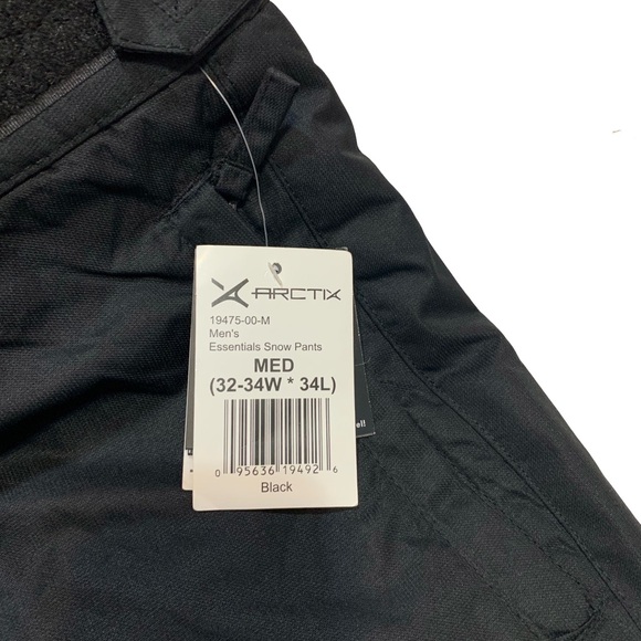 M / Actix men’s Insulated Snow Pants - Picture 6 of 9